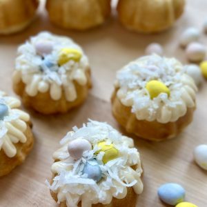 Coconut Mini Bundt Cakes