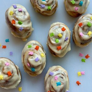 Cinnamon Roll Eggs